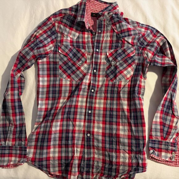 VINTAGE AMAZING LIMITED EDITION BEN SHERMAN CASUAL DRESS SHIRT; SLIM FIT -  SMALL